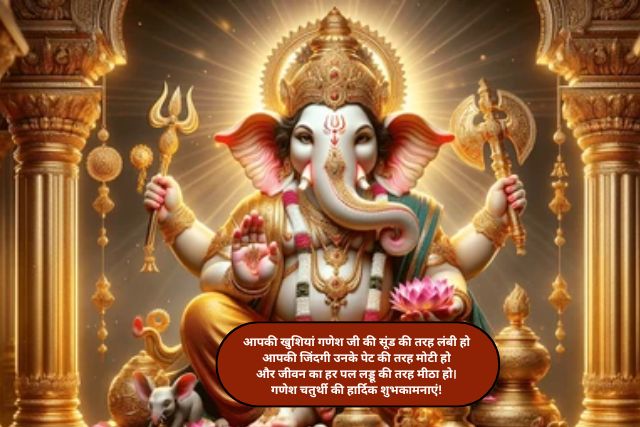 Ganesh Chaturthi ki Hardik Shubhkamnaye