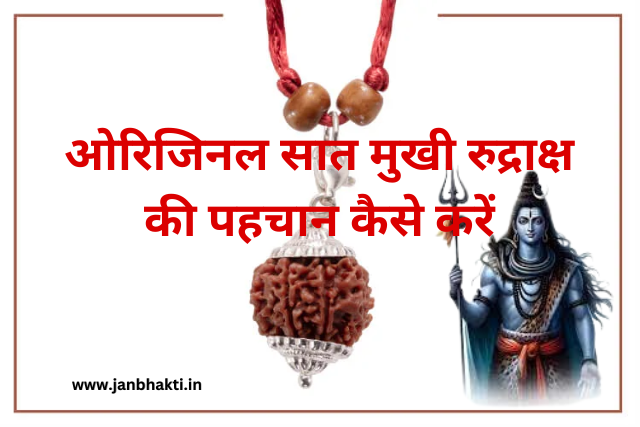 Original 7 Mukhi Rudraksha ki Pahchan kaise karen