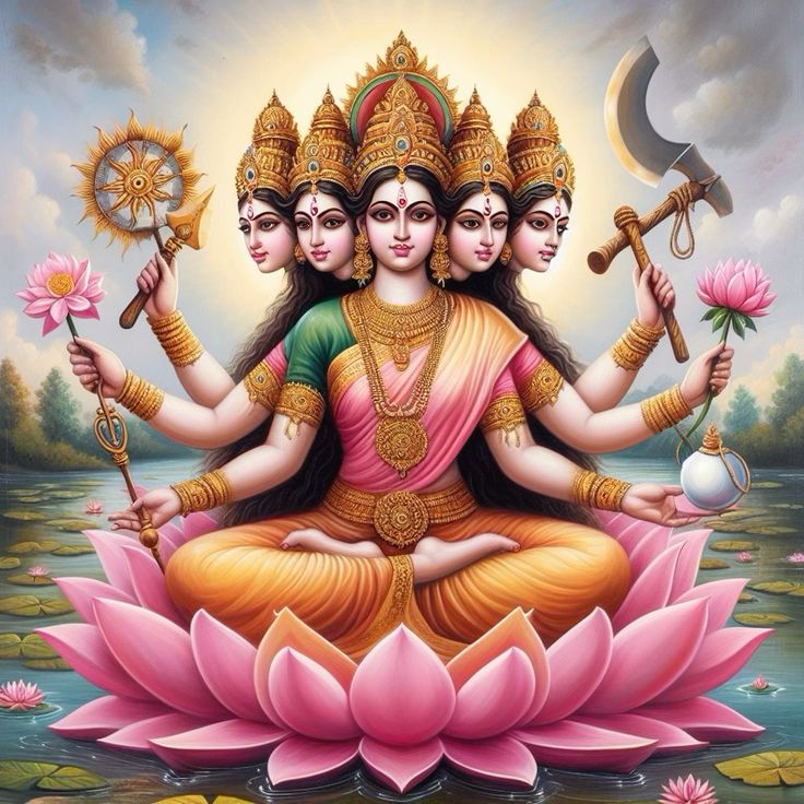 Gayatri Mata ki Photo